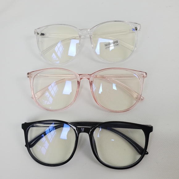 Large Transparent Fashion UV Protecting Glasses - Picture 5 of 8